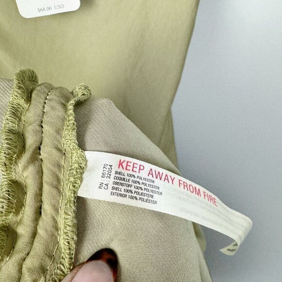 FREE PEOPLE | NEW INTIMATELY Moss Green Cinch Side Slip Dress Midi Women’s Small - Picture 10 of 10